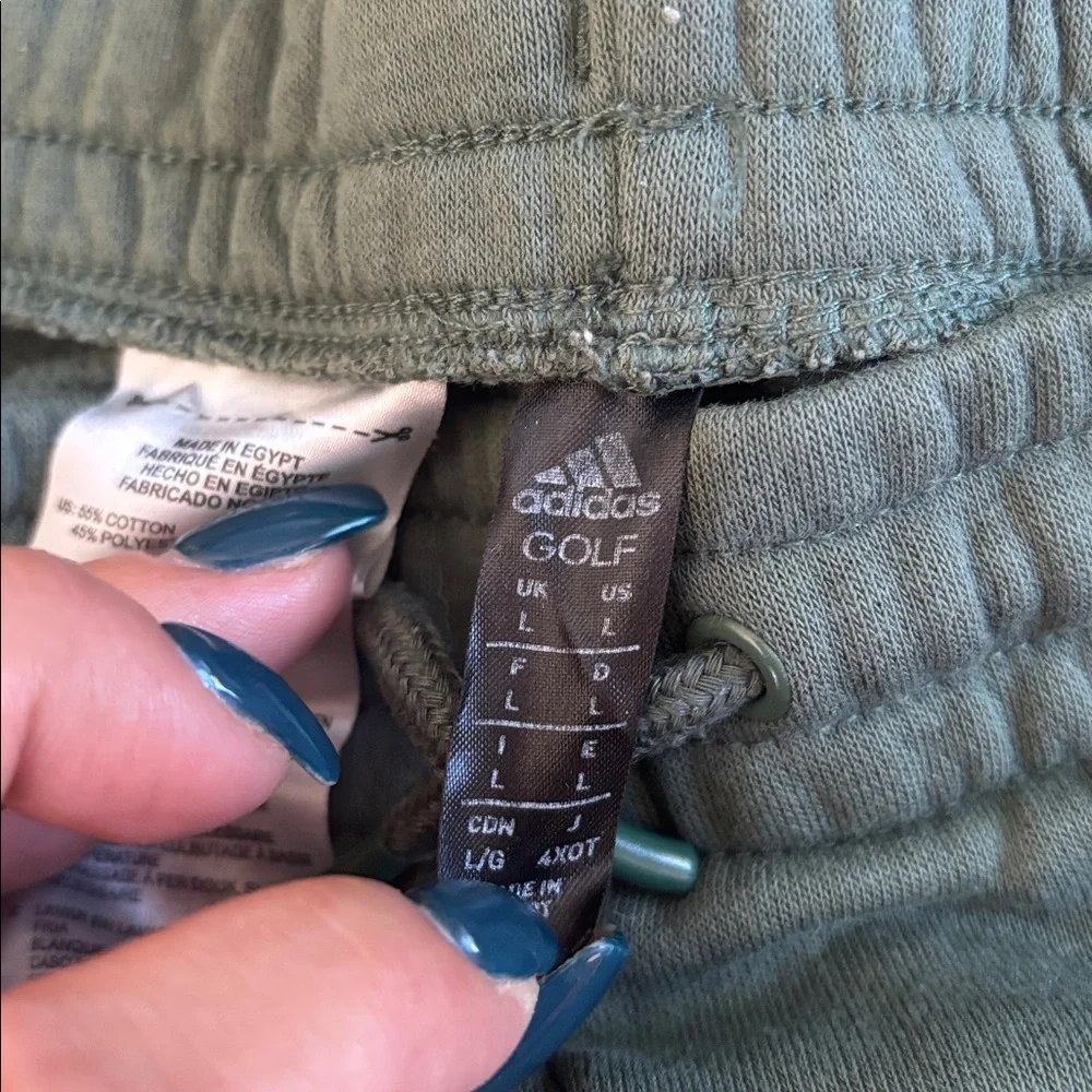 adidas Green Track Pants Joggers - Picture 3 of 5